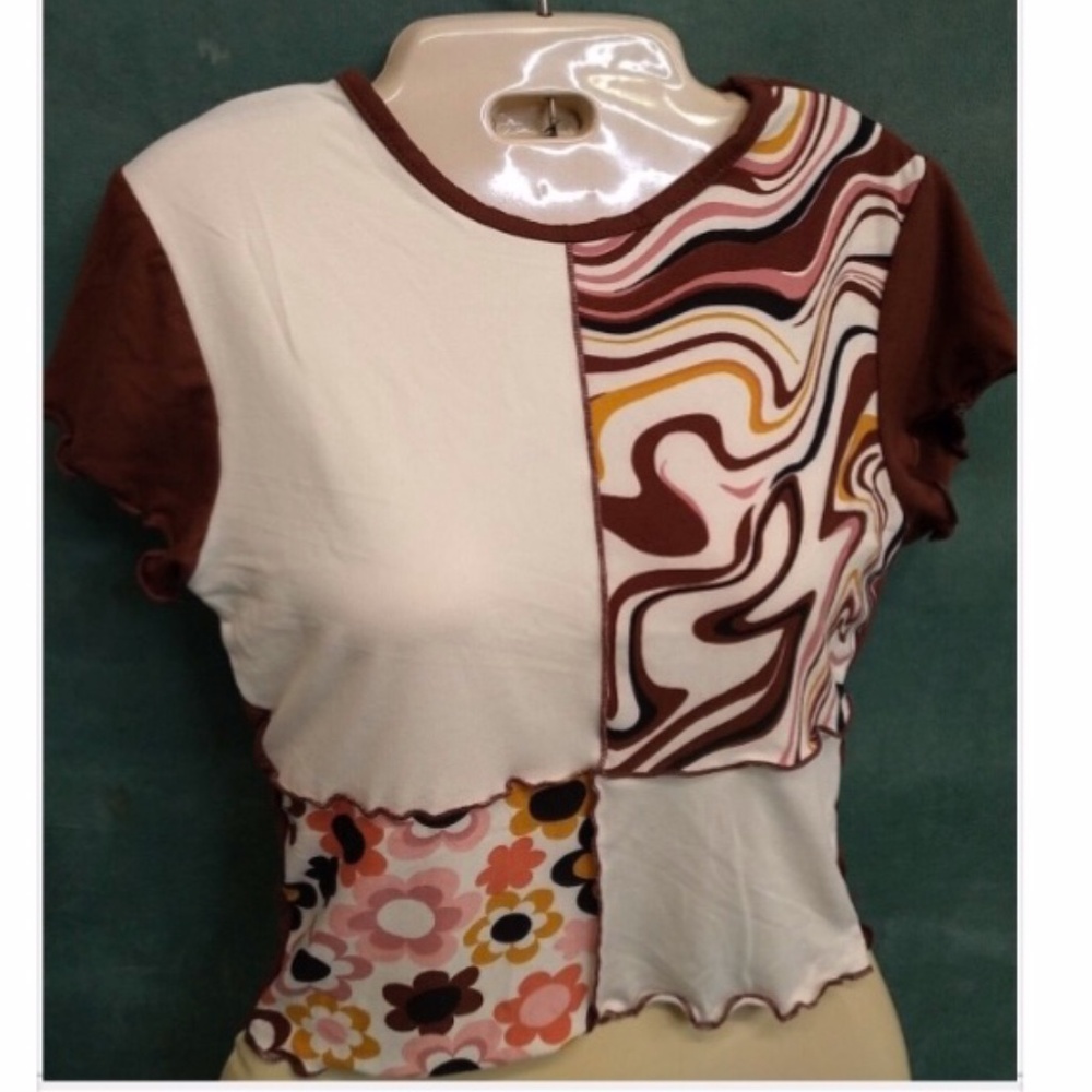 🐣 Rue21 Women Teens Crop Top Multi Color Size XS - XL